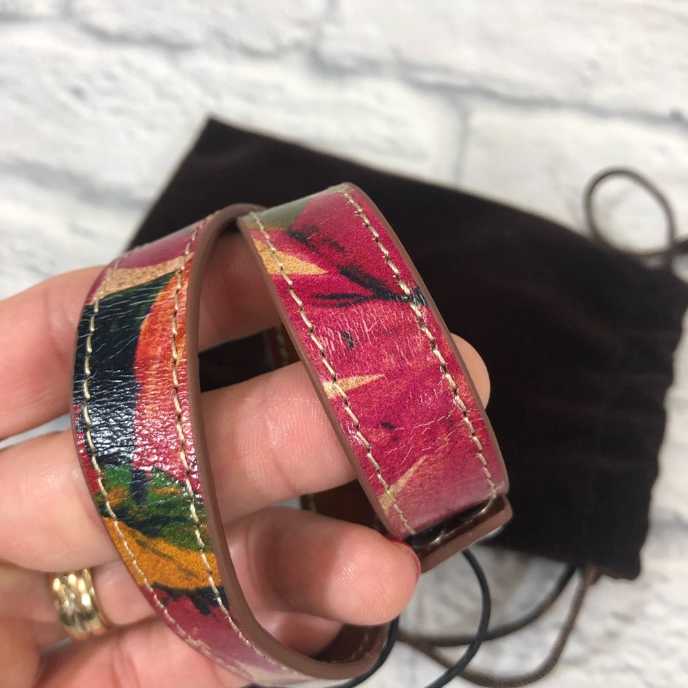 Patricia Nash Leather wrap floral bracelet Brand new. NWT - Picture 4 of 10